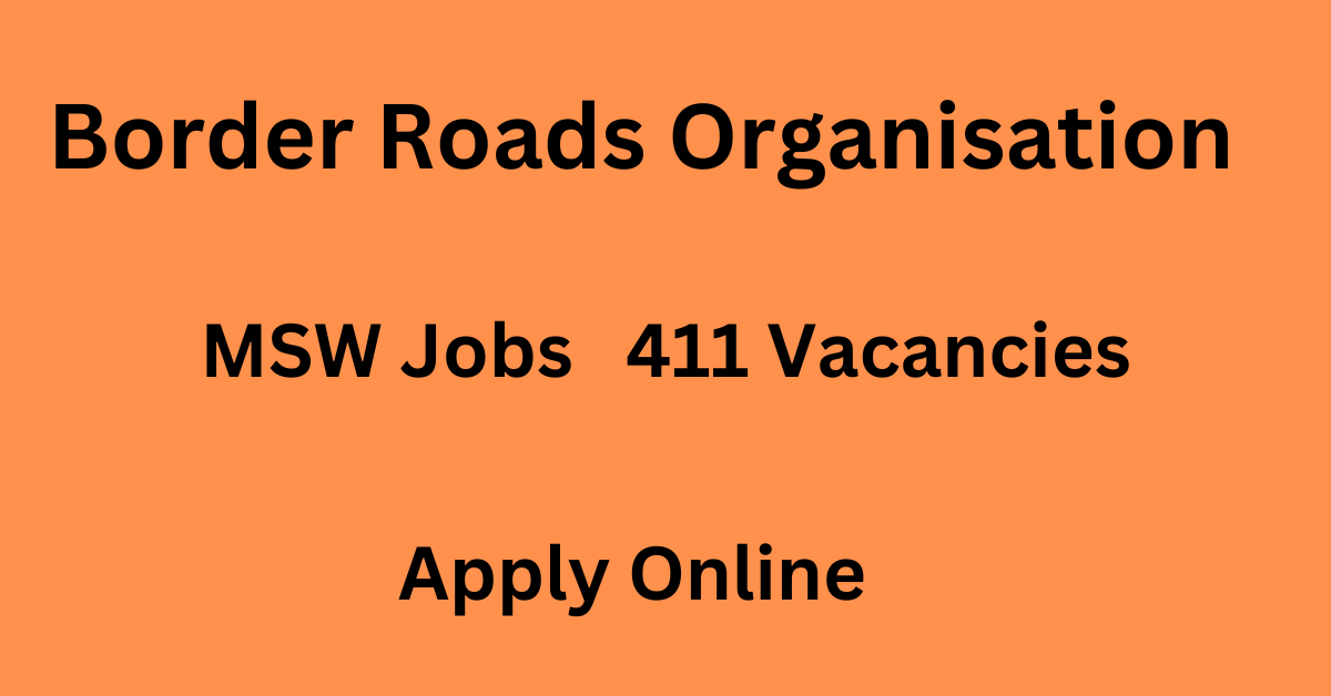 MSW Jobs 411 Vacancies!