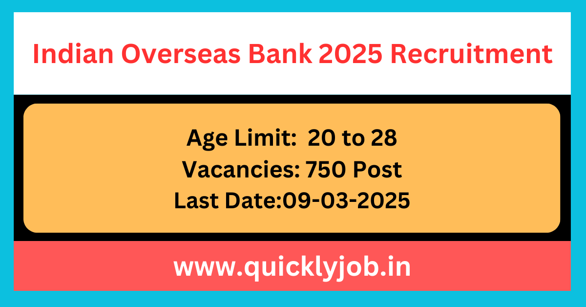 Indian Overseas Bank Recruitment