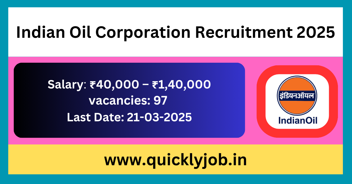 Indian Oil Corporation Recruitment 2025