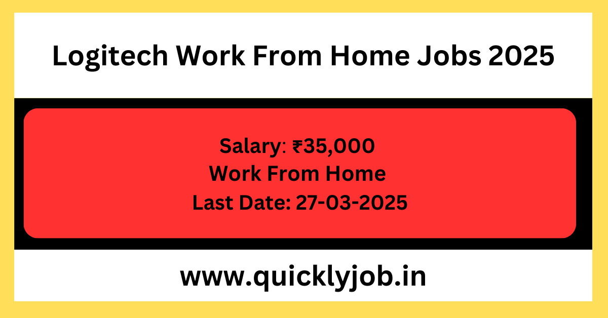 Logitech Work From Home Jobs 2025