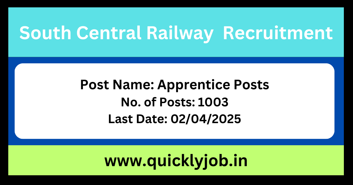 South Central Railway Recruitment